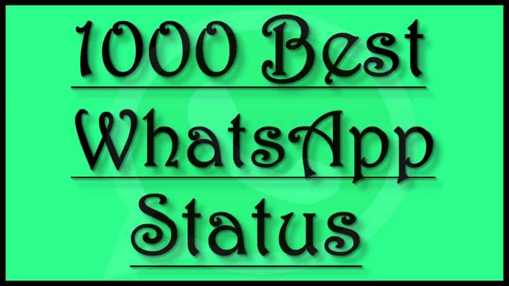 Best Whatsapp Status
